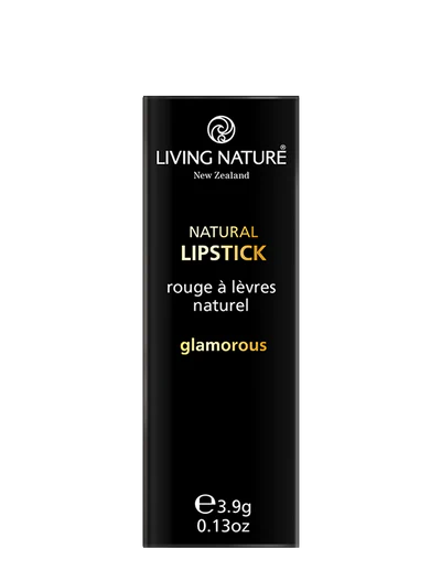 LIVING NATURE LIPSTICK - GLAMOROUS Be effortlessly chic in Living Nature’s Glamorous lipstick, a classic rich red shade with blue undertones. With its alluring colour and silky satin finish Glamorous Lipstick offers long-lasting lip nourishment with intense colour pay off from the very first stroke. Perfect for day and night wear, this universally flattering shade brightens and compliments your complexion while instantly creating a polished look.