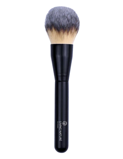 Living Nature's Kabuki Brush is a highly versatile accessory designed to apply makeup easily and effortlessly to the face and body. The full sized plush shape gives a natural even coverage and offers ease of blending for various skin types. 