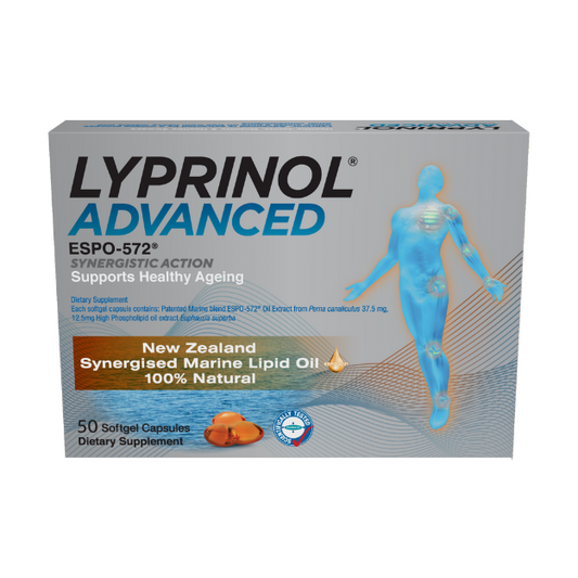 Lyprinol Advanced Marine Lipid Joint Health 50 Veg Caps