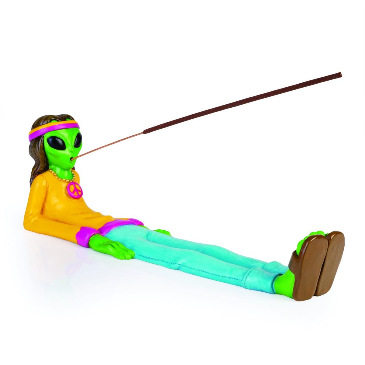 Alien Hippie Boy Incense Burner