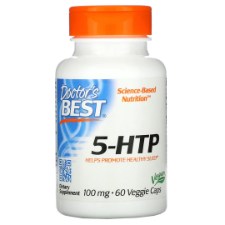 Doctor's Best 5-HTP (5-hydroxy L-tryptophan contains a naturally occurring metabolite of the amino acid tryptophan. 5-HTP is extracted from the seeds of the Griffonia simplicifolia plant. 5-HTP is converted in the brain to serotonin, a neuro-transmitter substance found at the junction (synapses) between neurons.