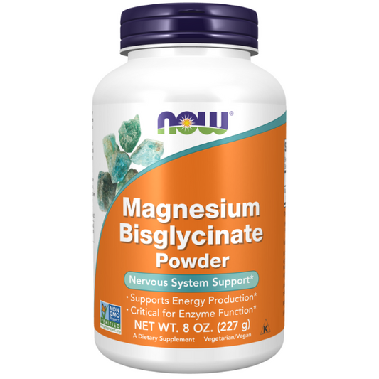 NOW Foods Magnesium Bisglycinate Powder 227gm