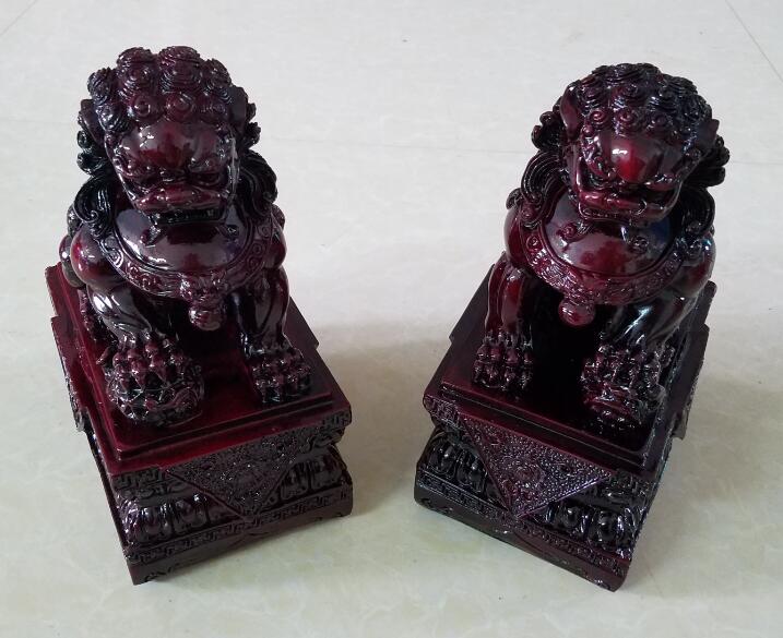 Feng Shui Lion Large Set of 2