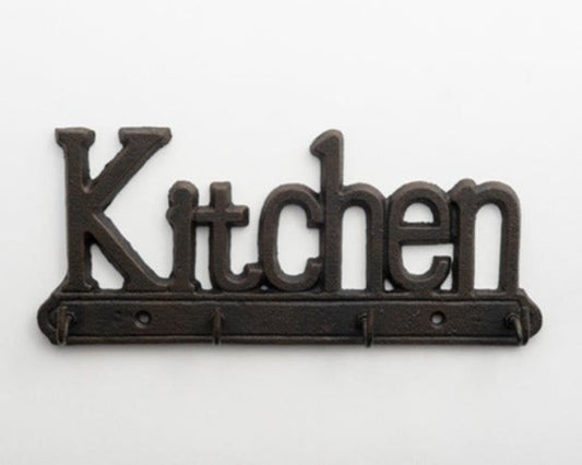 Salisbury Cast Iron Kitchen Key Hanger Cast iron Kitchen hanger 25cm L x 3.5cm W x 11cm H