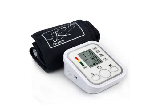 1st Stop, Marshalls Health Shop! Electronic Blood Pressure Monitor Portable Blood Pressure Monitor Household Sphygmomanometer Arm Band Type Digital Electronic Mini Blood Pressure Meter Tonometer
