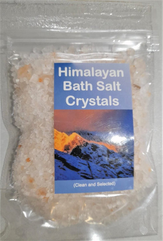 100gm – Natural Salt has amazing healing and rejuvenating qualities. These bath salts are exclusive to Carolina Trading. These are genuine non fragranced Himalayan salt crystal chips.