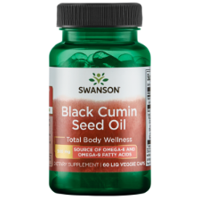 SWANSON Black Cumin Seed Oil 500mg, 60 Veg Capsules 1st Stop, Marshall's Health Shop!  About Black Cumin Seed Oil?  Black cumin seed oil is rapidly gaining popularity as a daily supplement for total-body wellness support. Although relatively new in supplement form, black cumin itself has been used for centuries as a health aid.