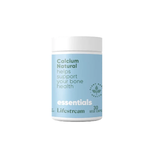 Lifestream Calcium Natural 30 VegeCaps A natural and sustainable calcium with 72 vital elements and minerals. A natural and sustainable calcium with 72 vital elements and minerals, available in powder and capsules.