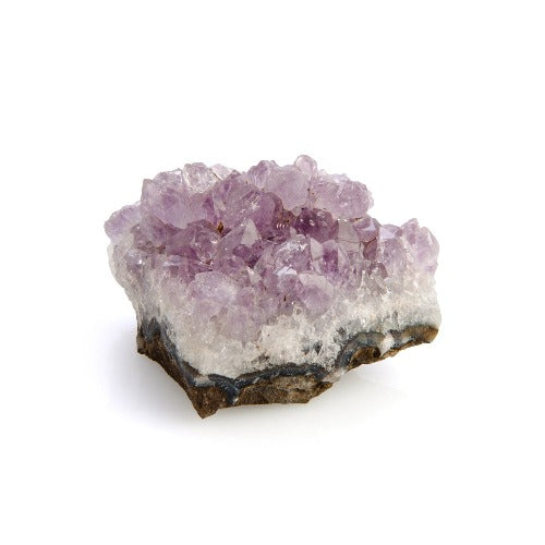 Raw Amethyst Wellness Stone Raw uncut amethyst stone approx. 5 cm wide Amethyst is linked to peace, tranquility and relaxation Comes in a magnetic gift box with wellness info 5.90(L) x 4.0(W) x 5.90(H) cm Gift box SKU: DF-GS/AM