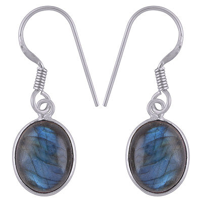 Coro Jewellery Labradorite on Hoop Sterling Silver  SKU: ELAB513