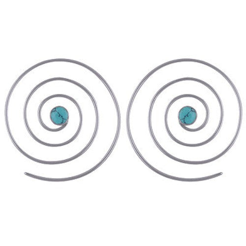 Coro Jewellery Turquoise Earring Sterling Silver SKU: ET520