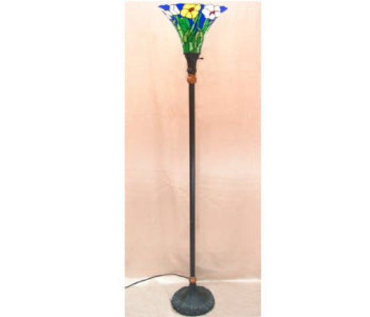 Kaku Floor Lamp Green & Blue (FL-180S06GW) Size: 190x 35 cm