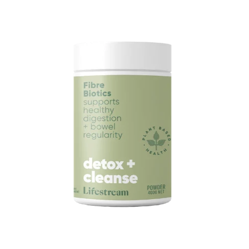 Lifestream Fibre Biotics 400g Powder. The prebiotic and probiotic blend for everyday bowel regularity. Our Fibre supplement is a unique natural fibre formula with prebiotics and probiotics to support the maintenance of healthy intestinal bacteria and ensure regular bowel movements. It contains natural psyllium husks that when used as part of a balanced and varied diet contribute to bowel regularity.