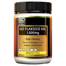 GO FLAXSEED OIL 1,500mg is of the purest quality, using only organic cold pressed Flaxseed. Flaxseed Oil is high in Omega 3, 6 and 9 Essential Fatty Acids. These fatty acids support healthy skin, hair and nails as well as promote joint health. Each capsule contains 50% more Flaxseed Oil than our standard 1,000mg Flaxseed Oil.