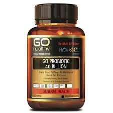 GO PROBIOTIC 40 BILLION is designed to maintain and restore good gut bacteria. Antibiotic medication, the contraceptive pill, alcohol, and stress can create an imbalance of good and bad microflora in the intestinal tract which can lead to ill health. Having high levels of good bacteria in the gut is essential for maintaining a healthy immune system and all-round good health. lls.