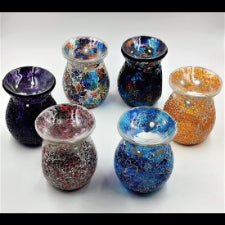 Turkish Mosaic Oil Burner Assorted Unique hand-crafted items. There may be some variation between individual pieces. SKU: TL132