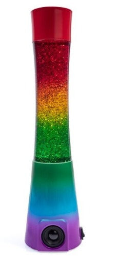 Rainbow Glitter Lamp Speaker