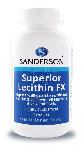 Sanderson Superior Lecithin FX contains high quality, pure non-GMO soy lecithin. Lecithin is a naturally occurring fatty material found in plant and animal tissues. Lecithin is a compound made up of lipids including two essential phospholipids that contribute to the health of every tissue in the body: Phosphotidylserine and Phosphotidylcholine.