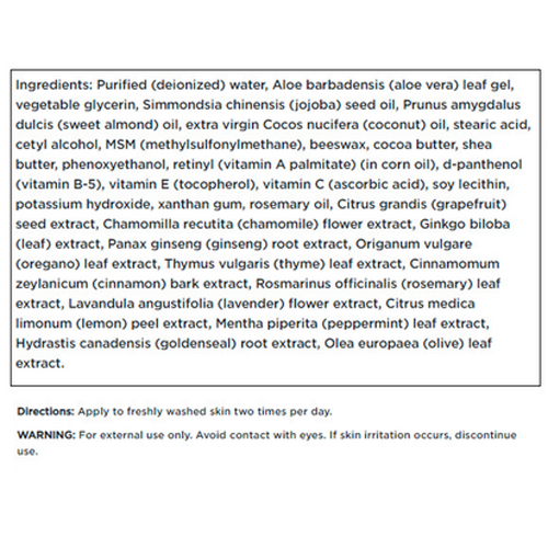 SWANSON MSM Cream 59ml 1st Stop, Marshall's Health Shop! What is MSM cream? Give your skin a radiant glow with the topical nutrition of Swanson MSM Cream. Methylsulfonylmethane (MSM) serves as a highly absorbable source of organic sulfur, which the body needs in order to form the bonds that hold tissues together, making it important for healthy cartilage, ligaments, tendons, skin, hair, and nails.