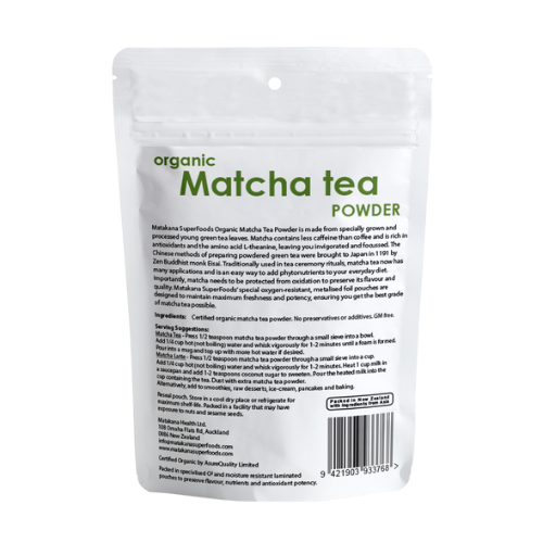 Matakana Matcha Org Tea Powder 100g