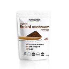 Matakana Organic Reishi Mushroom Powder 100g 1st Stop, Marshall's Health Shop Reishi Mushroom (Ganoderma lucidum) or Lingzhi as it is known in China, is considered to be one of the treasures of Chinese herbal medicine. It has been used for thousands of years as a health tonic and to promote longevity.