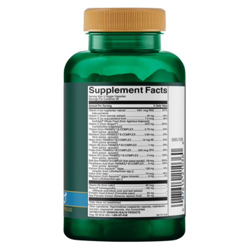 SWANSON Men's Daily Multi 90 Veg Capsules 1st Stop, Marshall's Health Shop! What is Swansons Men’s Daily Multi? As a person who is determined to get as much of your daily nutritional intake from real food as possible, you want a vitamin and mineral supplement that delivers what your body needs and nothing it doesn’t.