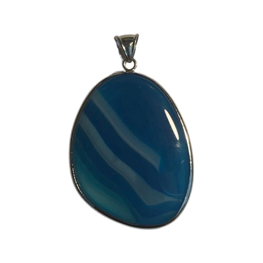 Coro Jewellery Pendant Blue Agate SKU: PAG7