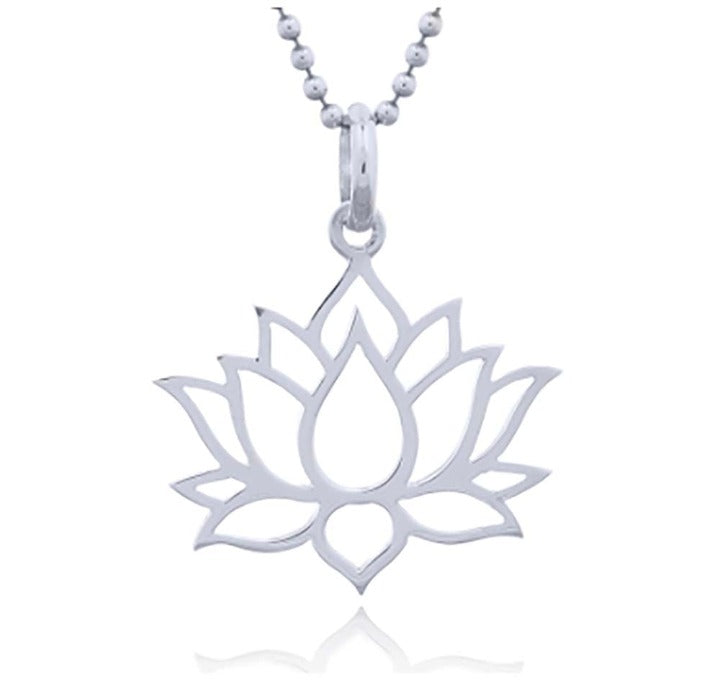 Coro Jewellery Pendant Lotus Flower Sterling Silver SKU: PS100