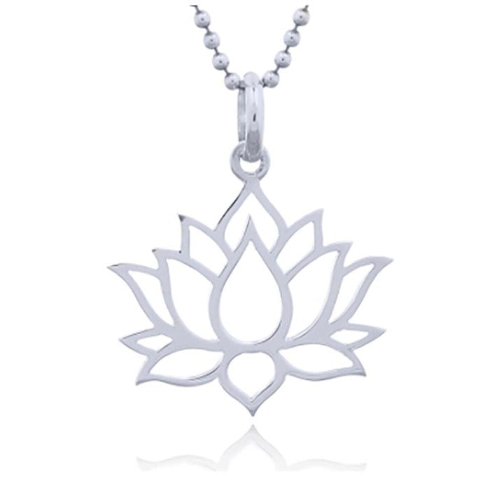 Coro Jewellery Pendant Lotus Flower Sterling Silver  SKU: PS100