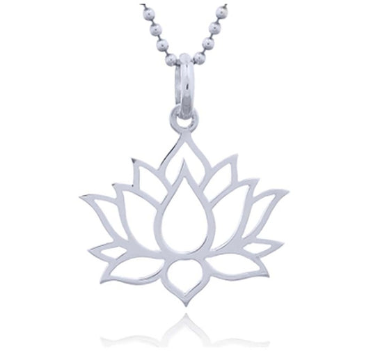 Coro Jewellery Pendant Lotus Flower Sterling Silver  SKU: PS100