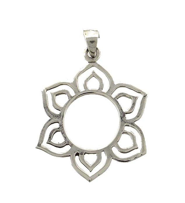 Coro Jewellery Pendant Mandala Sterling Silver  SKU: PS69