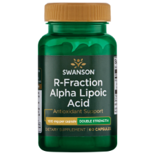 SWANSON R-Fraction Alpha Lipoic Acid 100mg, Double Strength, 60 Capsules 1st Stop, Marshall's Health Shop!  What is Swanson R-Fraction alpha lipoic acid- double strength?  For a more effective alpha lipoic acid supplement, try Swanson R-Fraction Alpha Lipoic Acid. Conventional alpha lipoic acid supplements feature a 50-50 racemic blend of R and S isomers, but the R isomer is the only form that occurs in the human body, and it's the form responsible for most of alpha lipoic acid's beneficial effects.