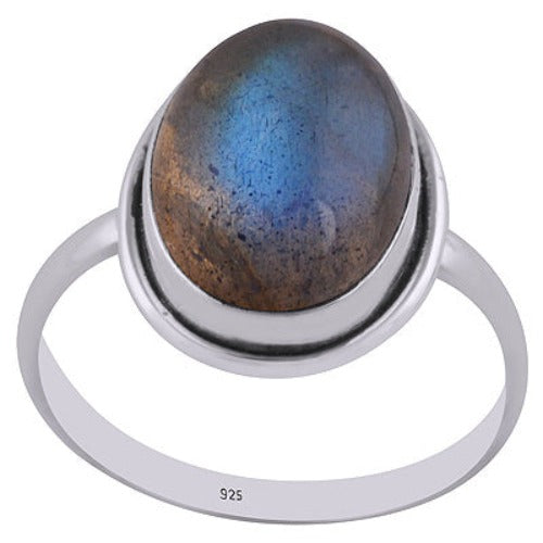 Coro Jewellery Ring Labradorite Sterling Silver SKU: RLAB538L