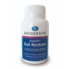 SANDERSON Gut Restore 100 Chewable Tablets Probiotics are ‘good’ bacteria, living organisms, that scientific trials indicate confer a health benefit on the body by improving intestinal microbial balance and so inhibiting pathogens or toxin producing bacteria. Probiotics are found in some foods like yoghurt or fermented milk, and in dietary supplements generally as tablets, powders or capsules.