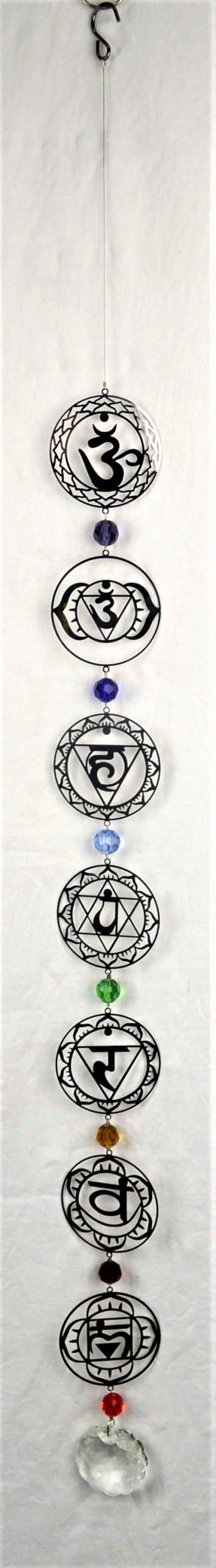 Crystal Suncatcher Chakra Dimensions: Length 85cm SKU: SD1