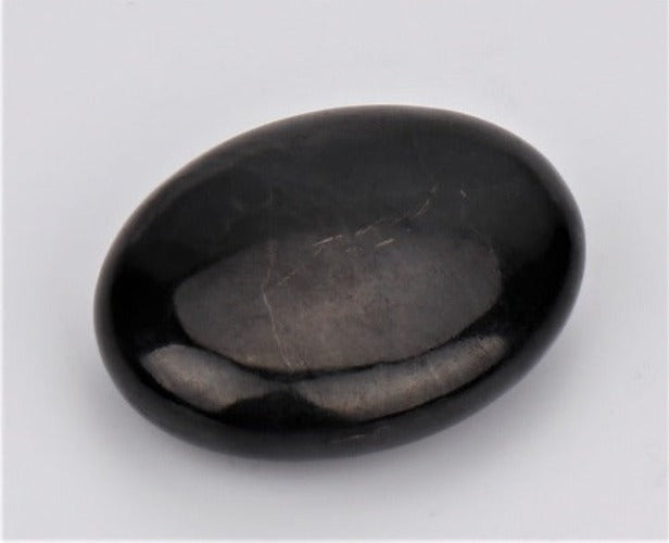 Shungite Flat Palm Stone.