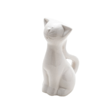 Salisbury Cat Mini White Ceramic Cat mini white 8 cm ceramic