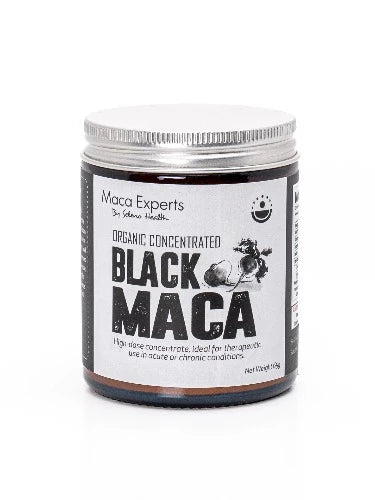 Seleno Organic Concentrated Pure Black Maca (10:1 extract) 65 grams Black Maca is the rarest form of maca that constitutes only 10% of the entire harvest. In Peru black maca is consumed to support specific health conditions. Black maca can be taken by men and women and has unique benefits for both.
