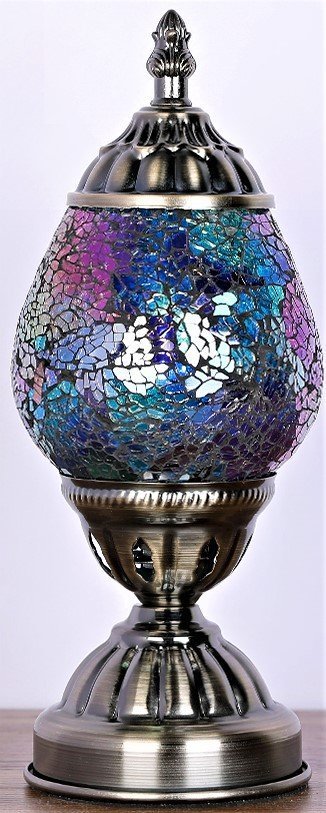 Turkish Oval Mosaic Lamp TL67