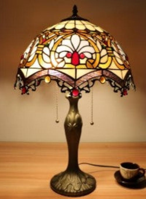 Kaku Table Lamp 16" Red/White/Yellow (TR16016) Size: 40×58 cm