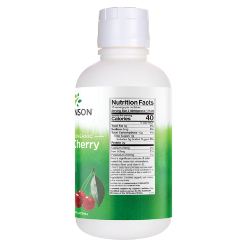 SWANSON Tart Cherry Juice Concentrate Organic 473ml 1st Stop, Marshall's Health Shop! What is this? If you're looking for where to buy organic tart cherry juice concentrate, look no further! The ultimate super juice is now certified organic! Tart cherries are among nature's best sources of powerful, health-promoting flavonoids that not only support joint health, but also provide valuable free radical protection for the cardiovascular system and the whole body.