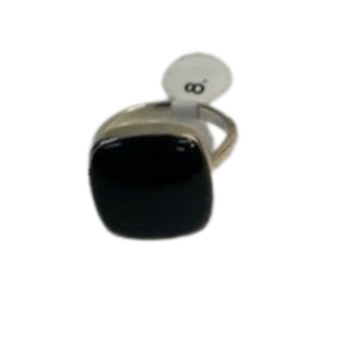 Tiphin Onyx Ring S/S