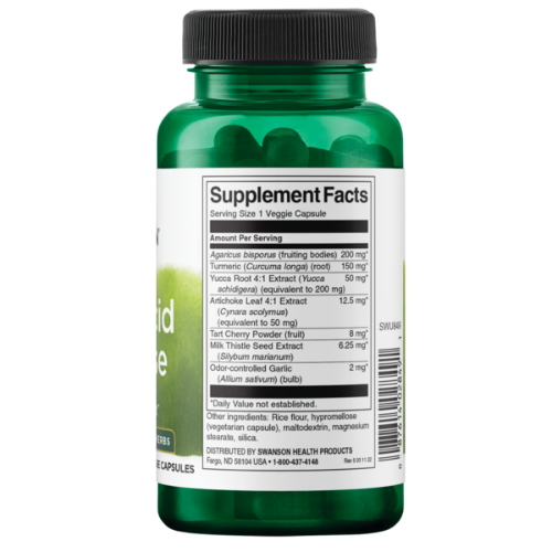 SWANSON Uric Acid Cleanse 60 Veg Capsules 1st Stop, Marshall's Health Shop!  What is Uric Acid Cleanse?  Give your body a helping hand to keep uric acid at a healthy, comfortable level with Swanson Uric Acid Cleanse. As a normal byproduct of purine metabolism, uric acid is something your body must deal with every day.