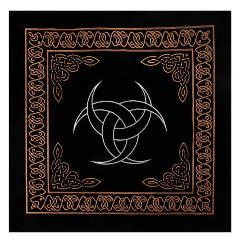 Velvet Divination Cloth-Celtic Crescent
