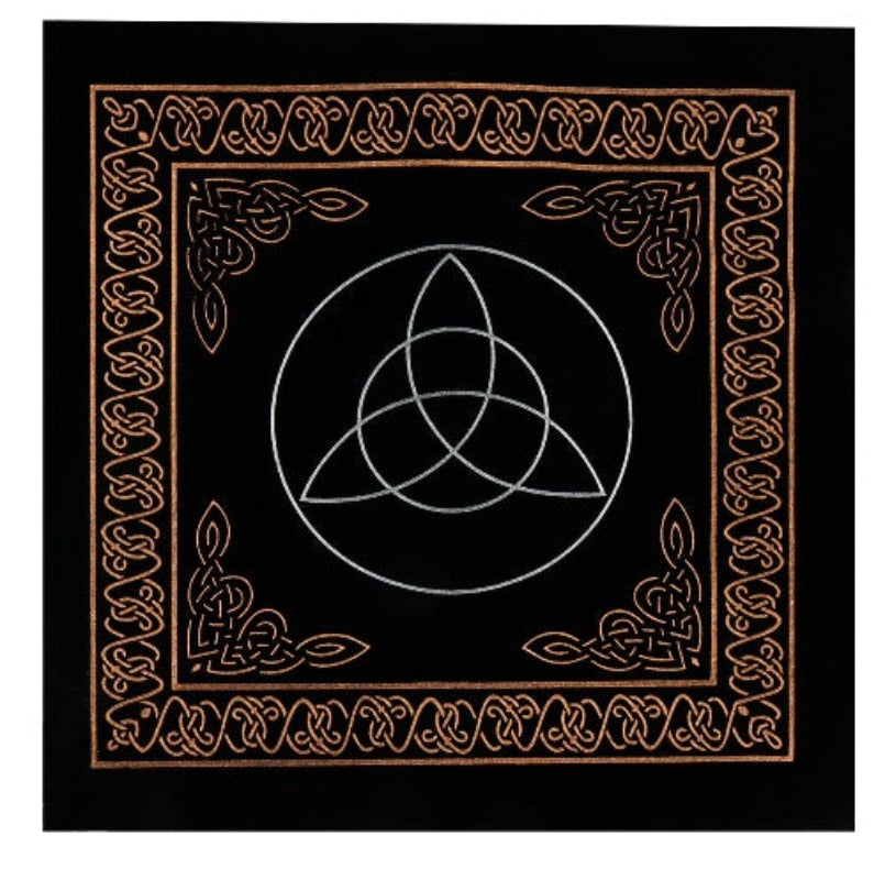 Velvet Divination Cloth-Triquetra Rune - 1786