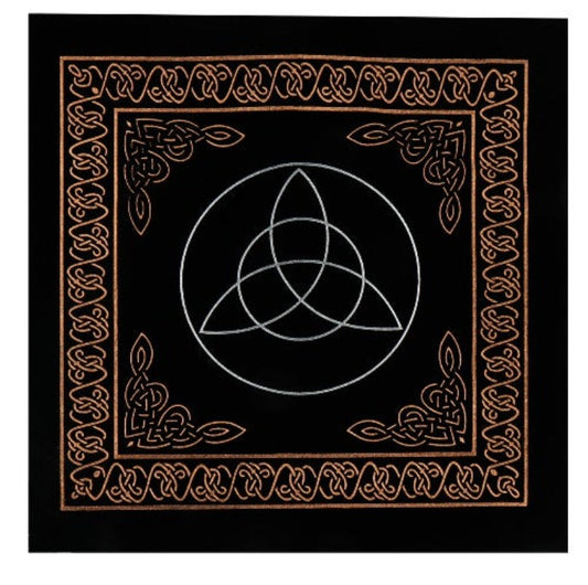 Velvet Divination Cloth-Triquetra Rune - 1786