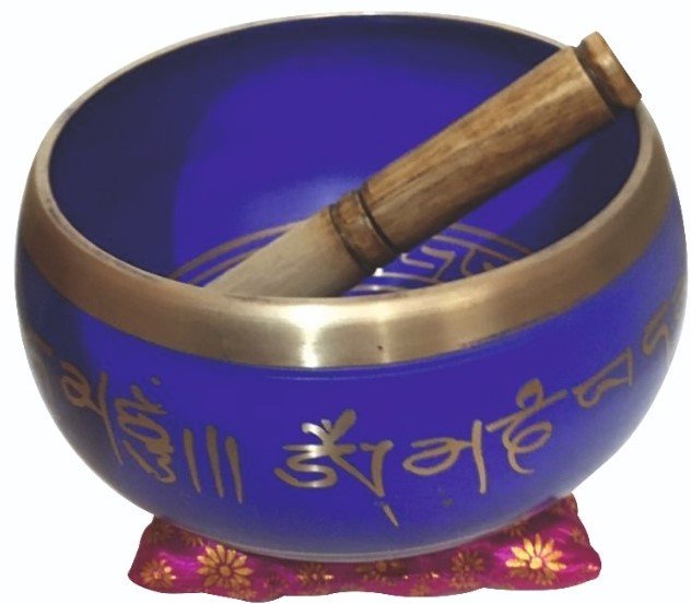 Tibetan Singing Bowl Medium Purple SBMP