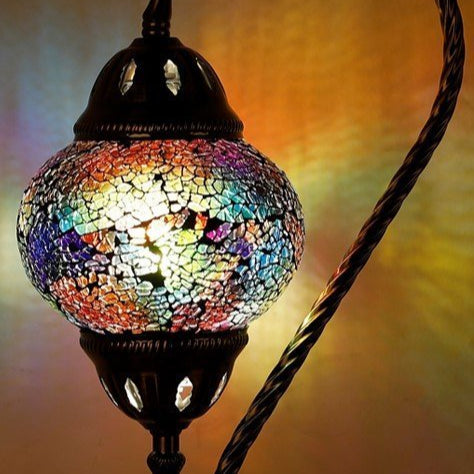 Turkish Mosaic Lamp - Swan Neck TL37