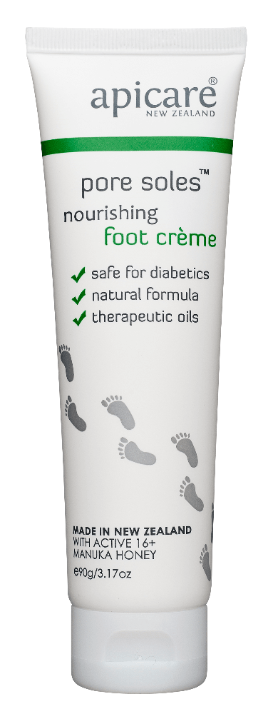 Apicare Pore Soles Nourishing Foot Creme 90g - 1st Stop Marshall's Health Shop, Gift Shop! - Heath and Natural Therapy New Brighton Christchurch - Naturopath