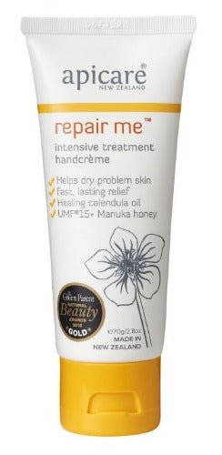 Apicare Repair Me Intensive Treatment Hand Creme 70g - 1st Stop Marshall's Health Shop, Gift Shop! - Heath and Natural Therapy New Brighton Christchurch - Naturopath